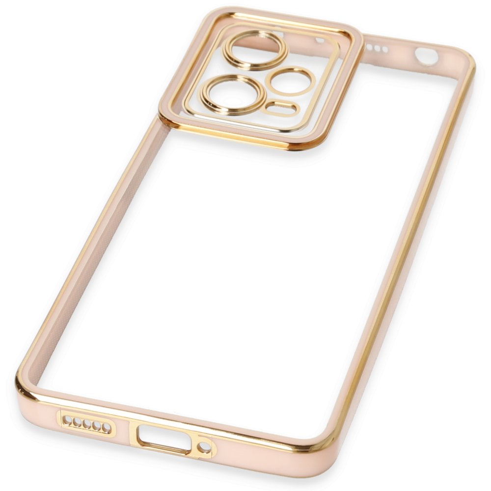 Newface Xiaomi Redmi Note 12 5G Kılıf Liva Lens Silikon - Pudra