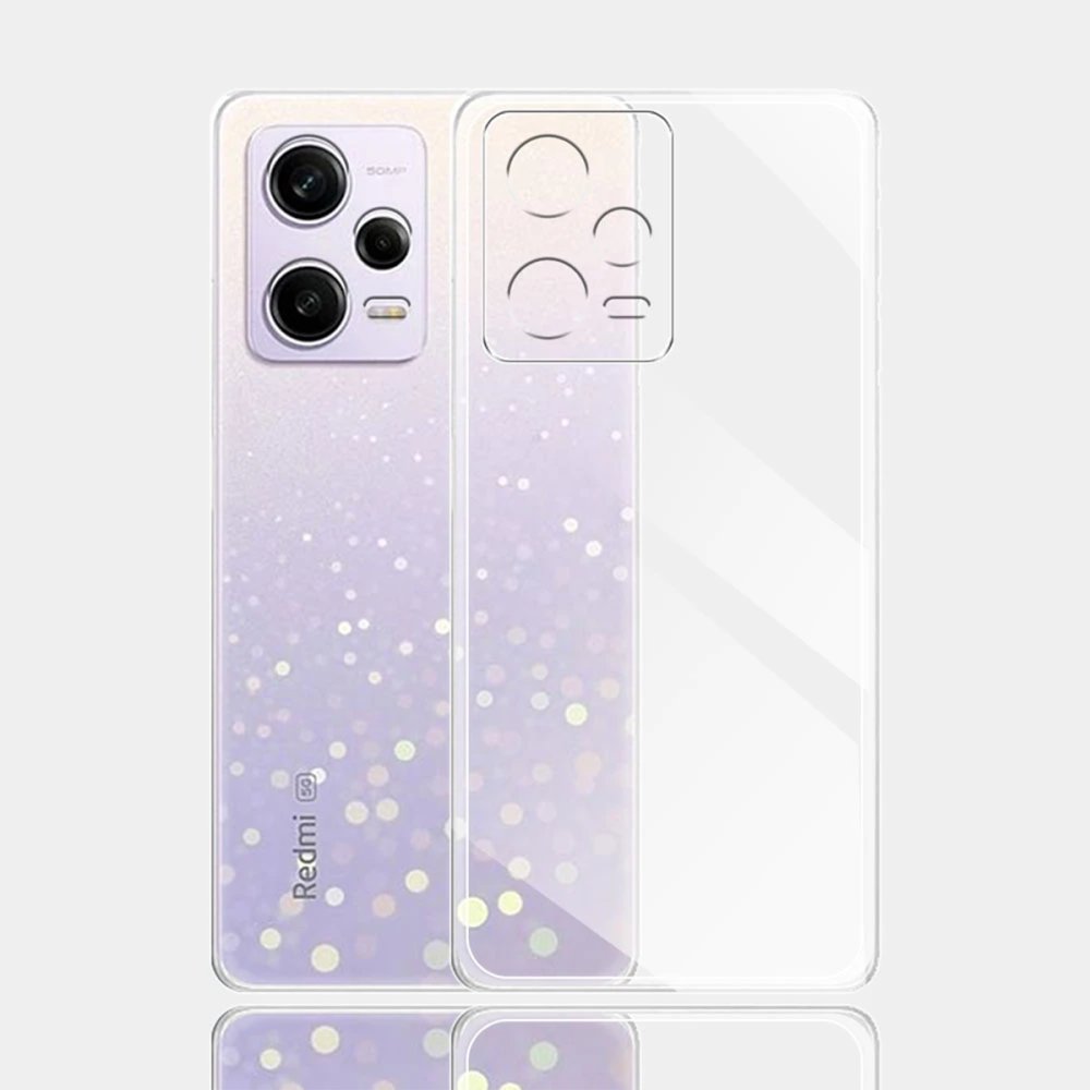 Newface Xiaomi Redmi Note 12 5G Kılıf Lüx Şeffaf Silikon