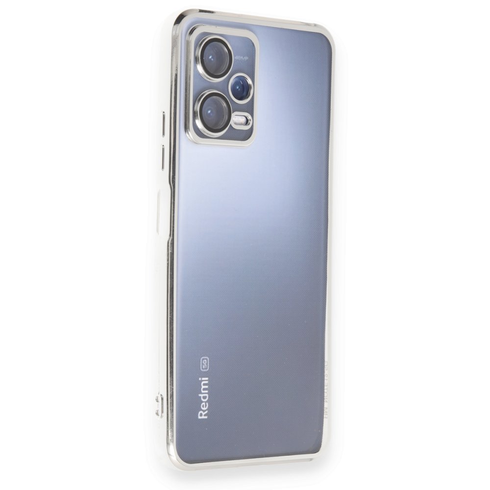 Newface Xiaomi Redmi Note 12 5G Kılıf Razer Lensli Silikon - Gold