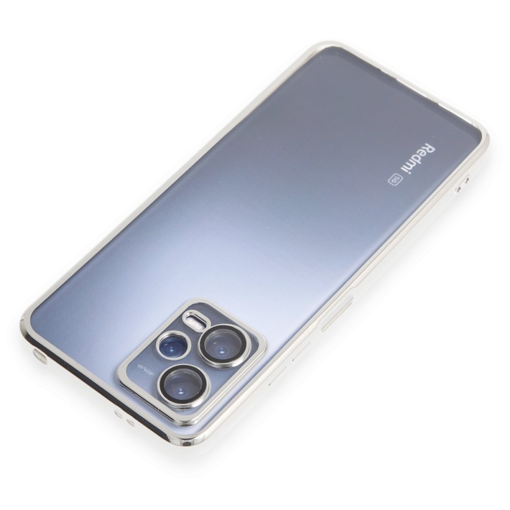 Newface Xiaomi Redmi Note 12 5G Kılıf Razer Lensli Silikon - Gold
