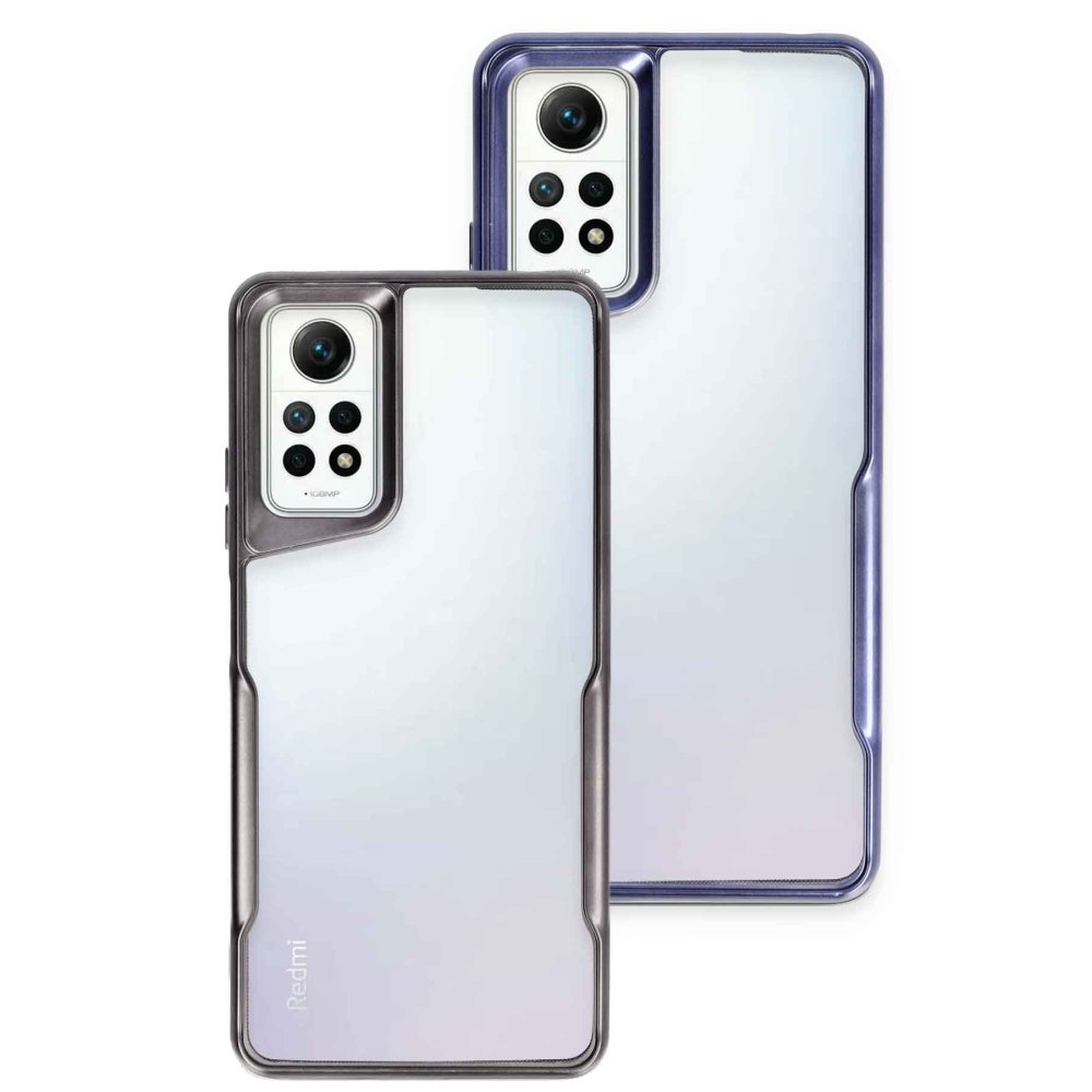 Newface Xiaomi Redmi Note 12 Pro 4G Kılıf Boyi Silikon Kapak - Derin Mor