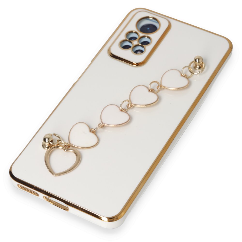 Newface Xiaomi Redmi Note 12 Pro 4G Kılıf Esila Silikon - Beyaz