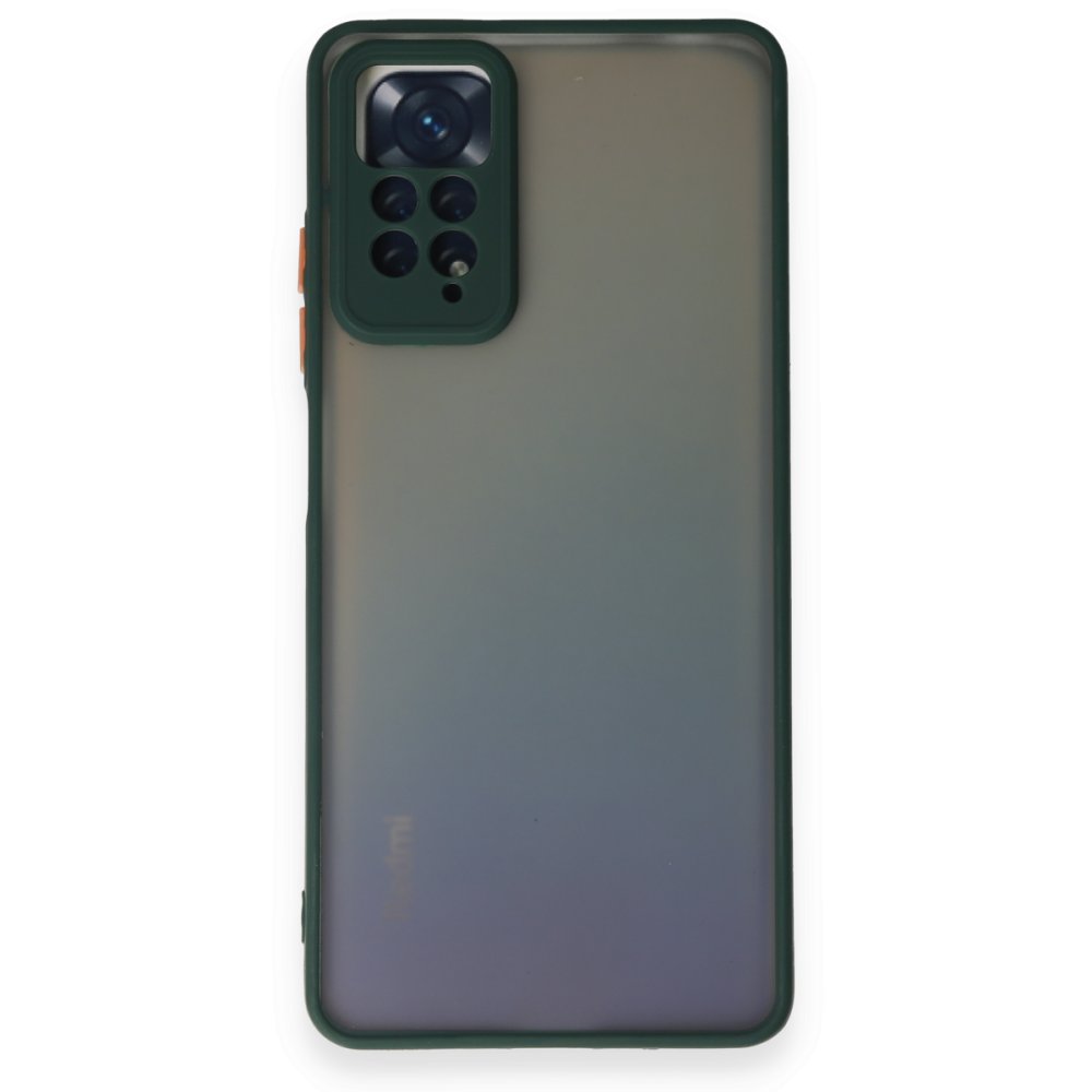 Newface Xiaomi Redmi Note 12 Pro 4G Kılıf Montreal Silikon Kapak - Yeşil