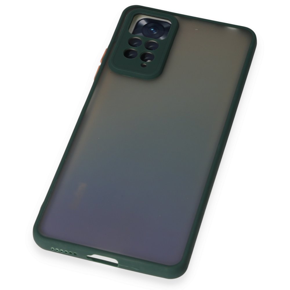 Newface Xiaomi Redmi Note 12 Pro 4G Kılıf Montreal Silikon Kapak - Yeşil