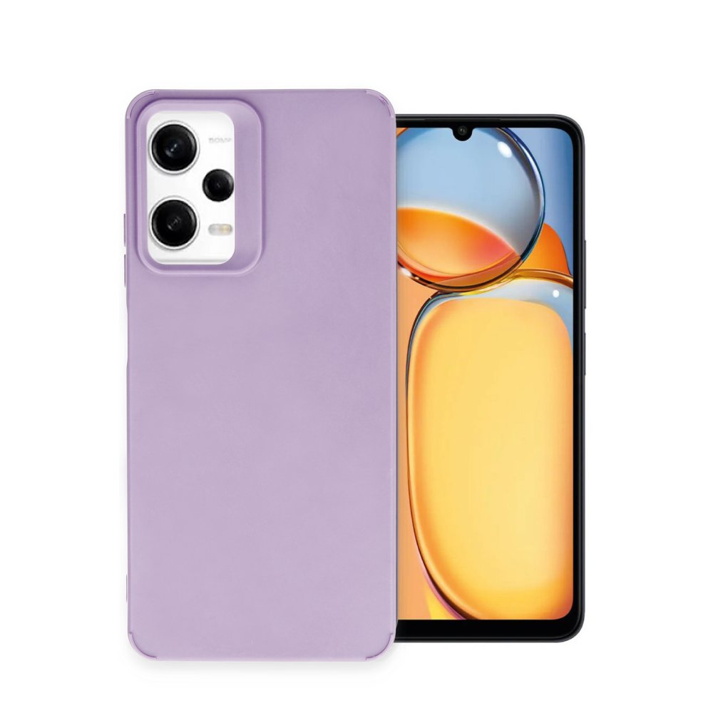 Newface Xiaomi Redmi Note 12 Pro 4G Kılıf Petro Silikon - Lila