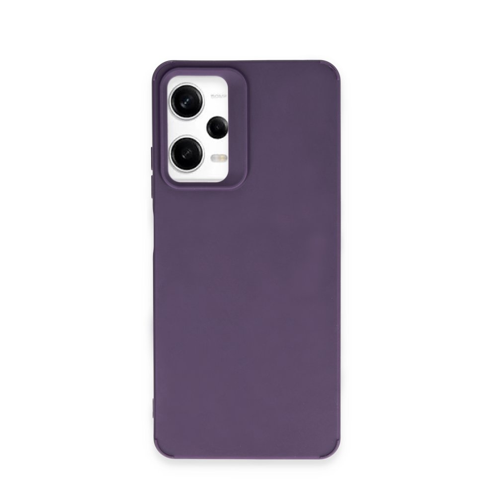 Newface Xiaomi Redmi Note 12 Pro 4G Kılıf Petro Silikon - Mürdüm
