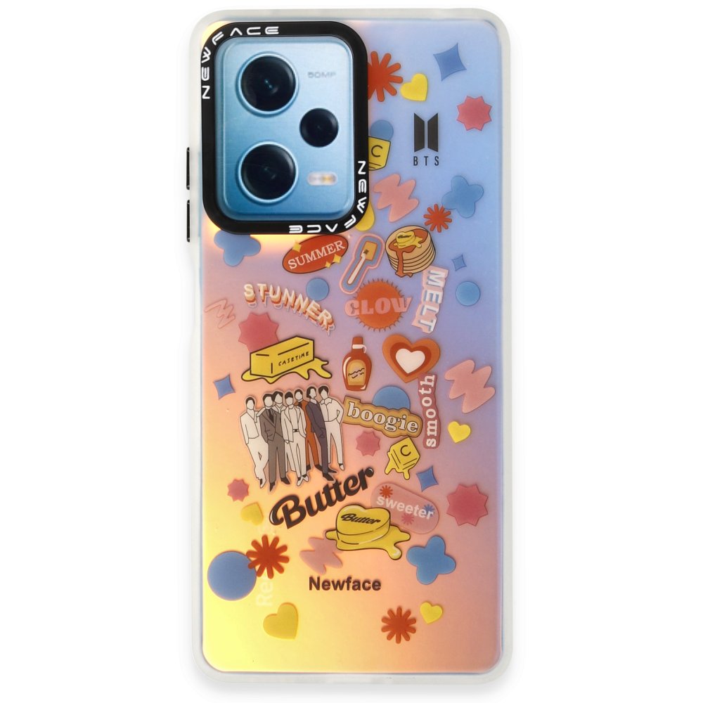 Newface Xiaomi Redmi Note 12 Pro 5G Kılıf Estoril Desenli Kapak - Estoril - 16