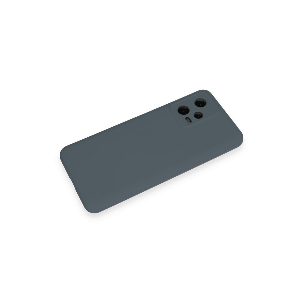 Newface Xiaomi Redmi Note 12 Pro 5G Kılıf Nano içi Kadife Silikon - Gri