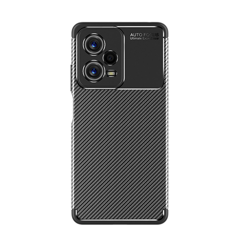 Newface Xiaomi Redmi Note 12 Pro 5G Kılıf Auto Focus Karbon Kapak - Siyah