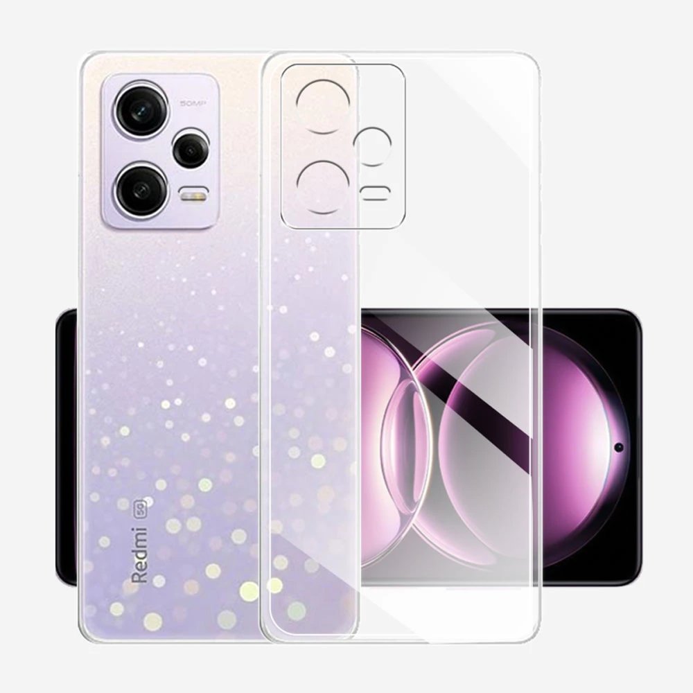 Newface Xiaomi Redmi Note 12 Pro 5G Kılıf Lüx Şeffaf Silikon