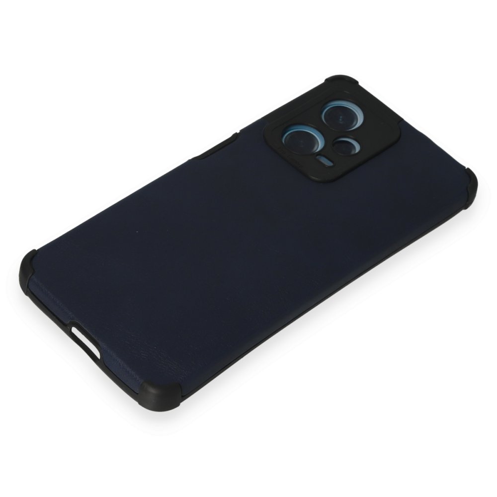 Newface Xiaomi Redmi Note 12 Pro Plus Kılıf Loop Deri Silikon - Lacivert