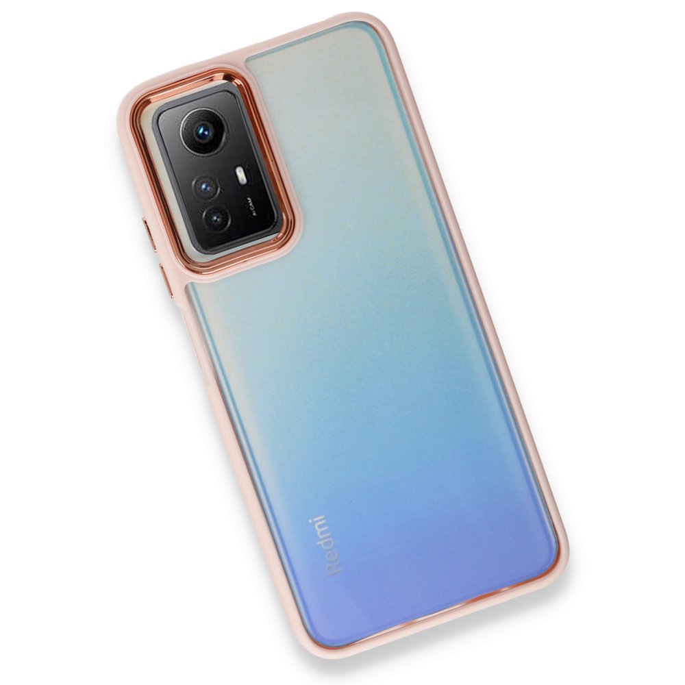 Newface Xiaomi Redmi Note 12S Kılıf Dora Kapak - Pudra