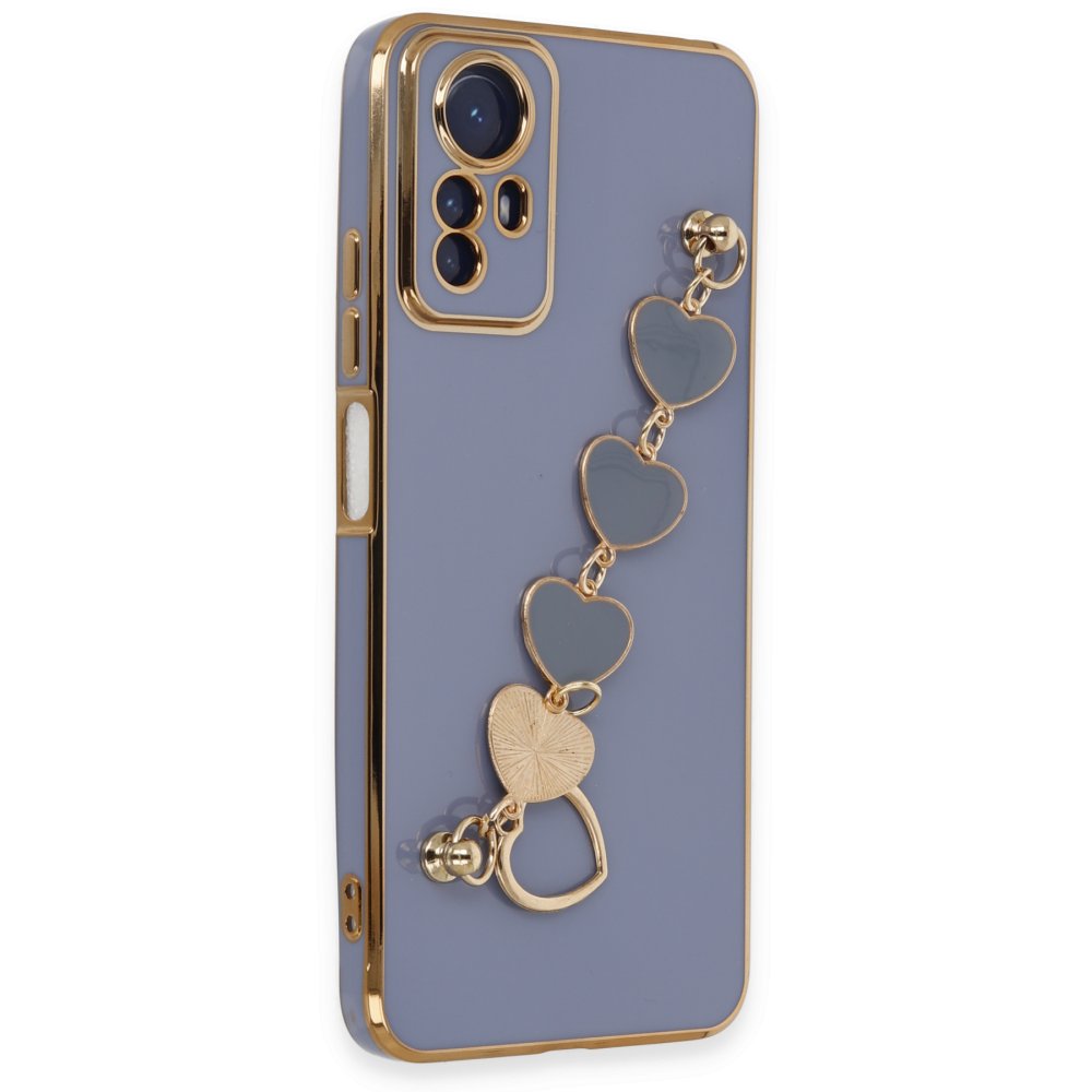Newface Xiaomi Redmi Note 12S Kılıf Esila Silikon - Gri