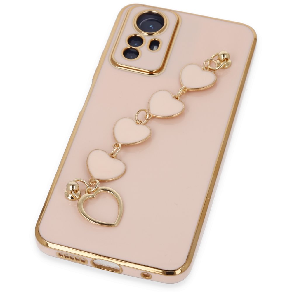 Newface Xiaomi Redmi Note 12S Kılıf Esila Silikon - Pudra