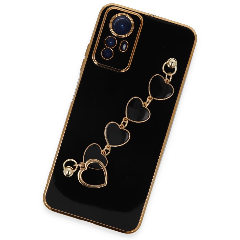 Newface Xiaomi Redmi Note 12S Kılıf Esila Silikon - Siyah