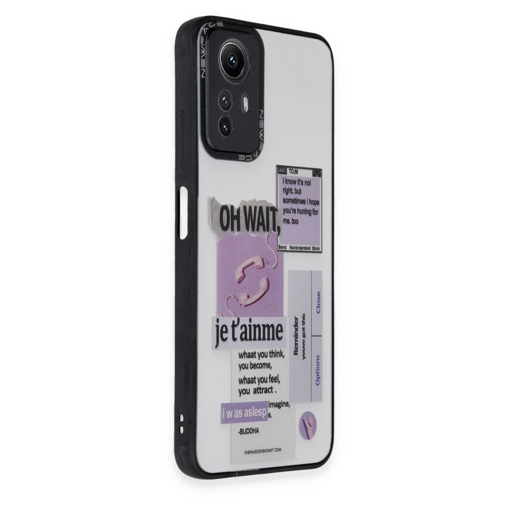 Newface Xiaomi Redmi Note 12S Kılıf Mirror Desenli Kapak - Mirror - 4