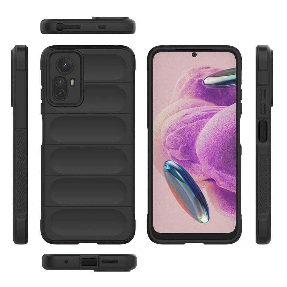 Newface Xiaomi Redmi Note 12S Kılıf Optimum Silikon - Siyah