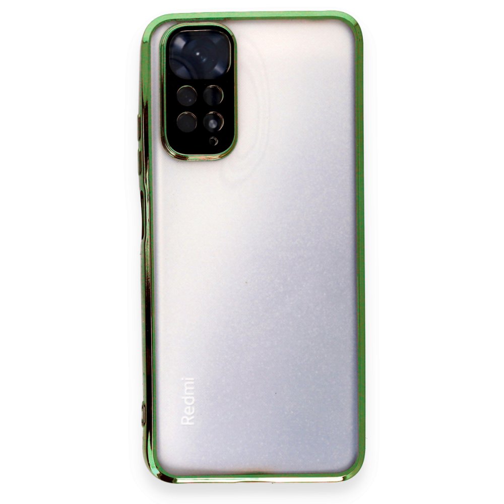 Newface Xiaomi Redmi Note 12S Kılıf Razer Lensli Silikon - Yeşil