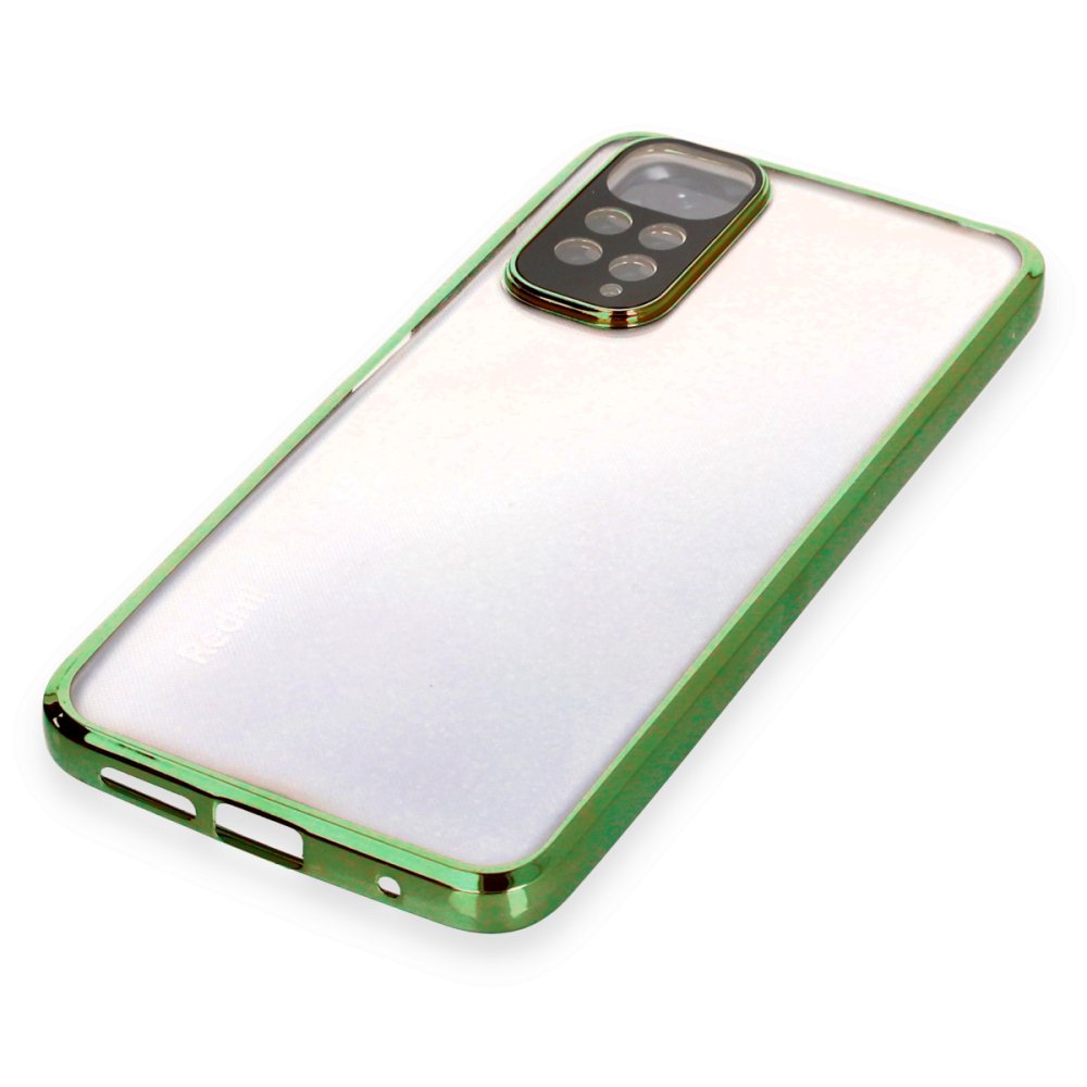 Newface Xiaomi Redmi Note 12S Kılıf Razer Lensli Silikon - Yeşil