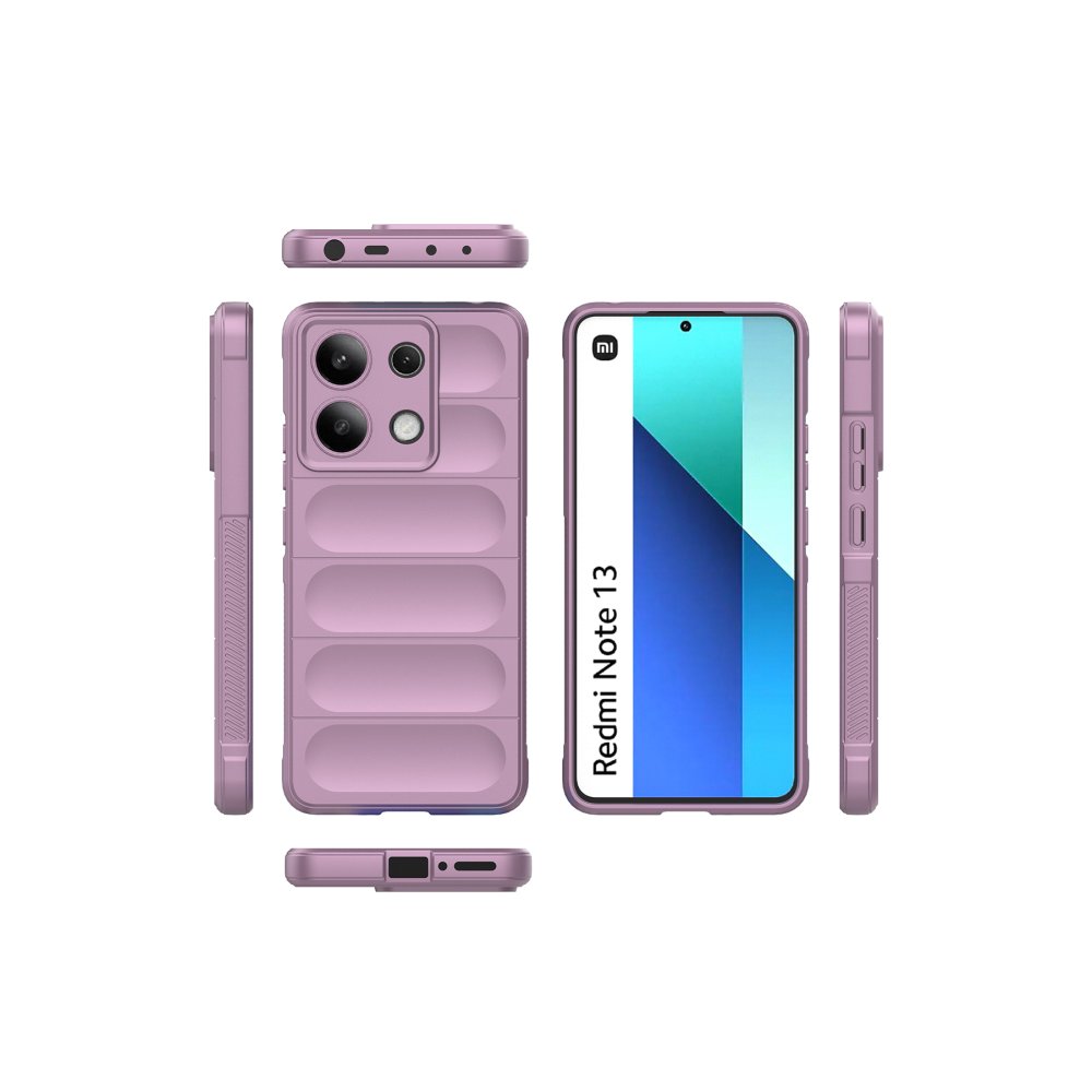Newface Xiaomi Redmi Note 13 4G Kılıf Optimum Silikon - Mor