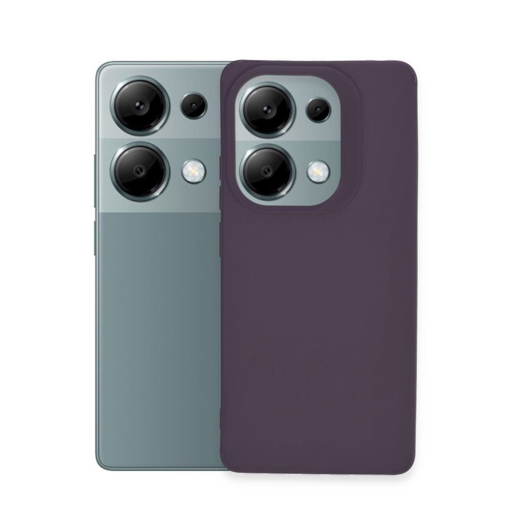 Newface Xiaomi Redmi Note 13 4G Kılıf Petro Silikon - Lila