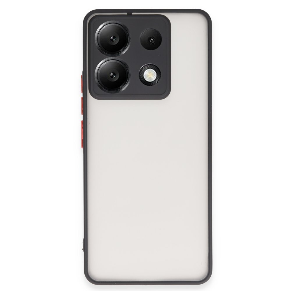 Newface Xiaomi Redmi Note 13 5G Kılıf Montreal Silikon Kapak - Siyah