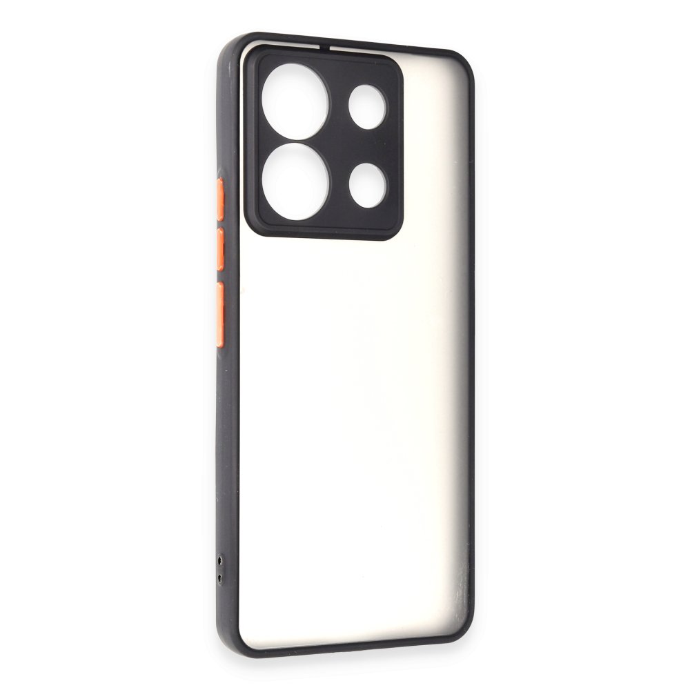 Newface Xiaomi Redmi Note 13 5G Kılıf Montreal Silikon Kapak - Siyah