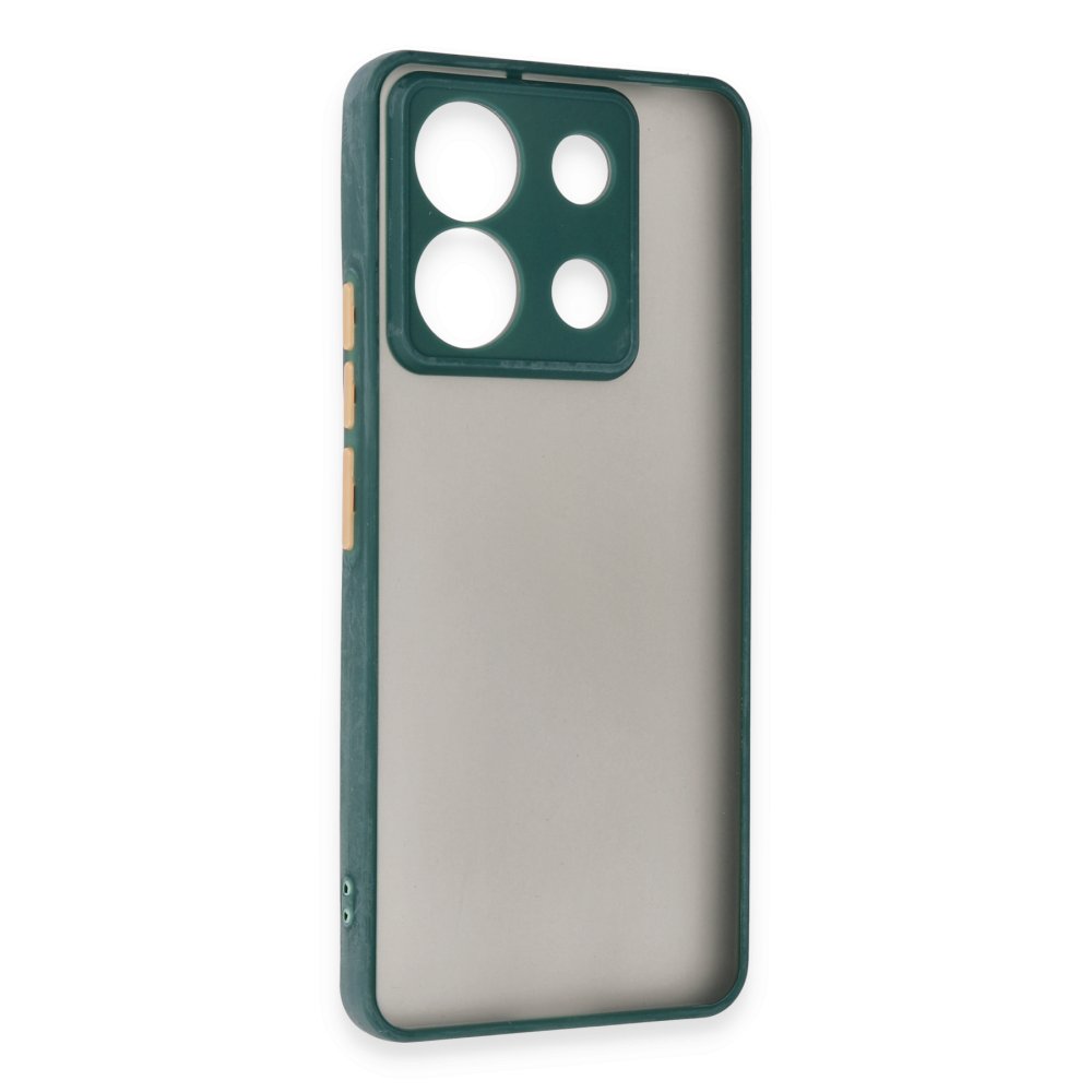 Newface Xiaomi Redmi Note 13 5G Kılıf Montreal Silikon Kapak - Yeşil