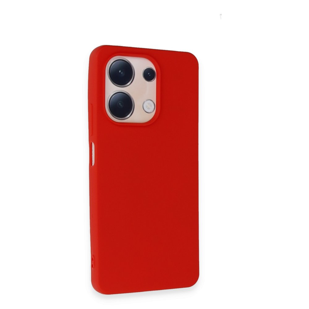 Newface Xiaomi Redmi Note 13 4G Kılıf First Silikon - Kırmızı