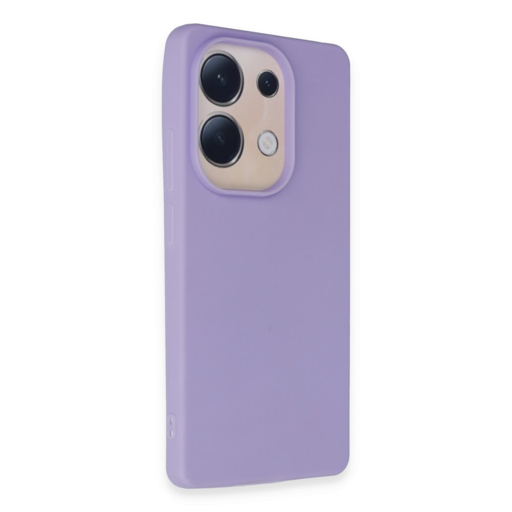 Newface Xiaomi Redmi Note 13 4G Kılıf First Silikon - Lila