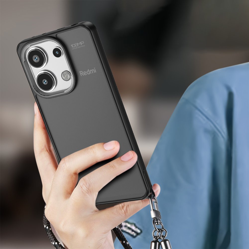 Newface Xiaomi Redmi Note 13 Pro 4G Kılıf Elegant Kapak - Pudra