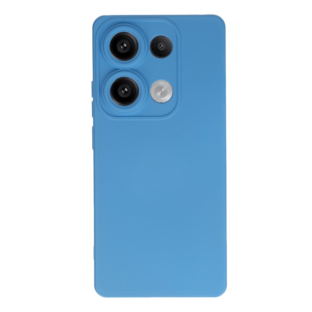 Newface Xiaomi Redmi Note 13 Pro 4G Kılıf Nano içi Kadife Silikon - Mavi