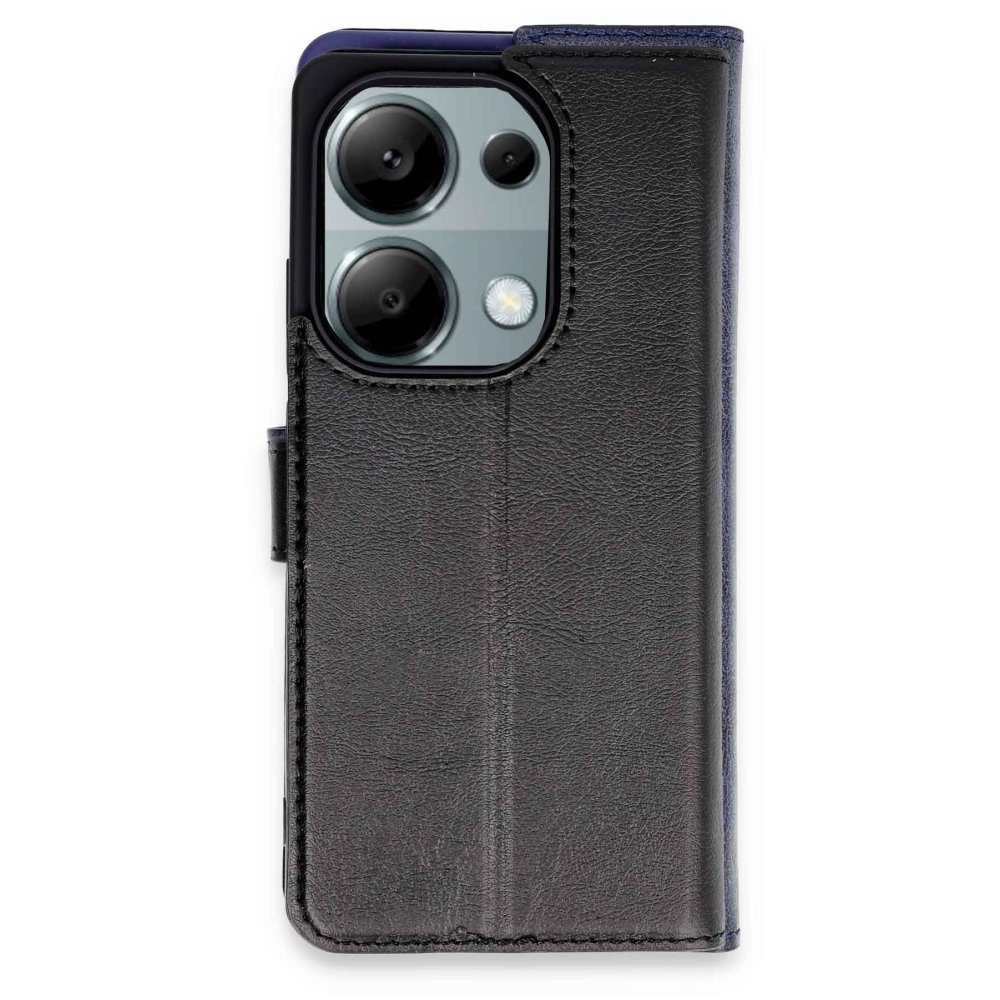 Newface Xiaomi Redmi Note 13 Pro 4G Kılıf Trend S Plus Kapaklı Kılıf - Siyah