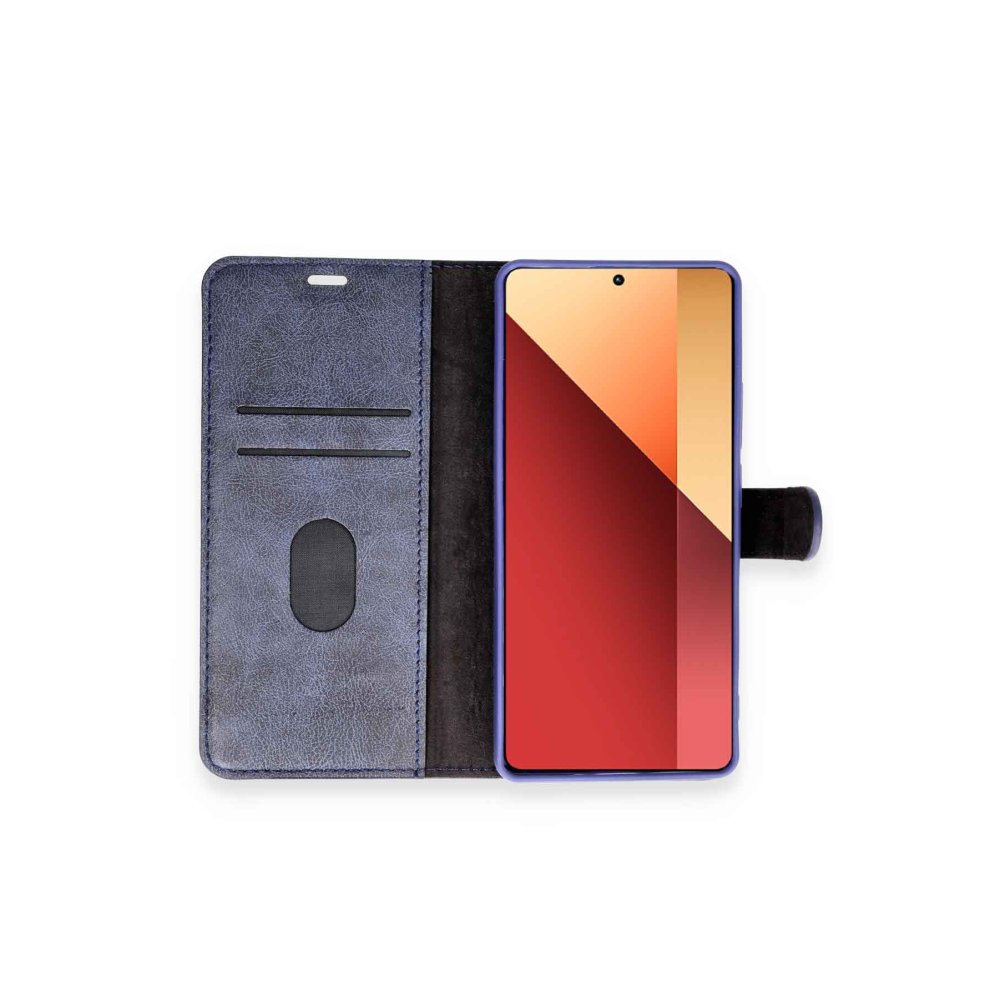 Newface Xiaomi Redmi Note 13 Pro 4G Kılıf Trend S Plus Kapaklı Kılıf - Siyah