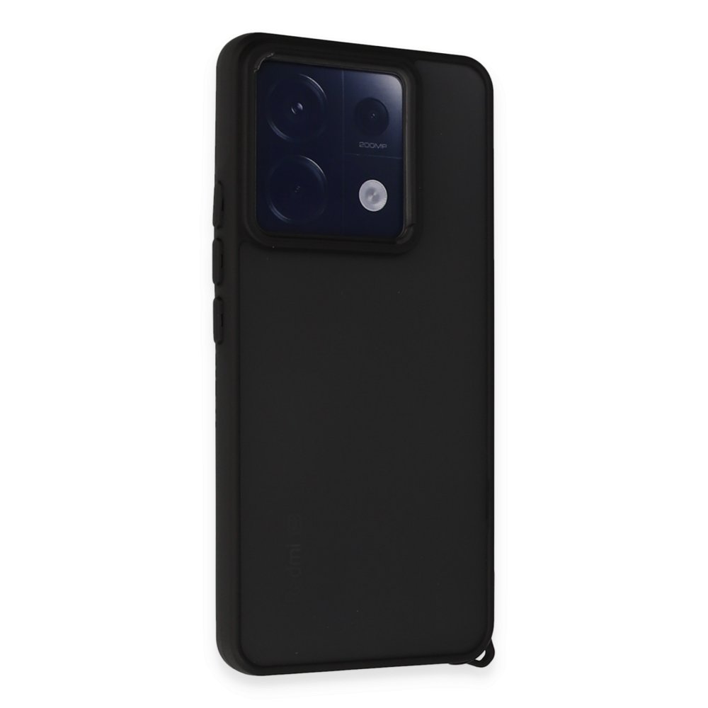 Newface Xiaomi Redmi Note 13 Pro 5G Kılıf Elegant Kapak - Siyah