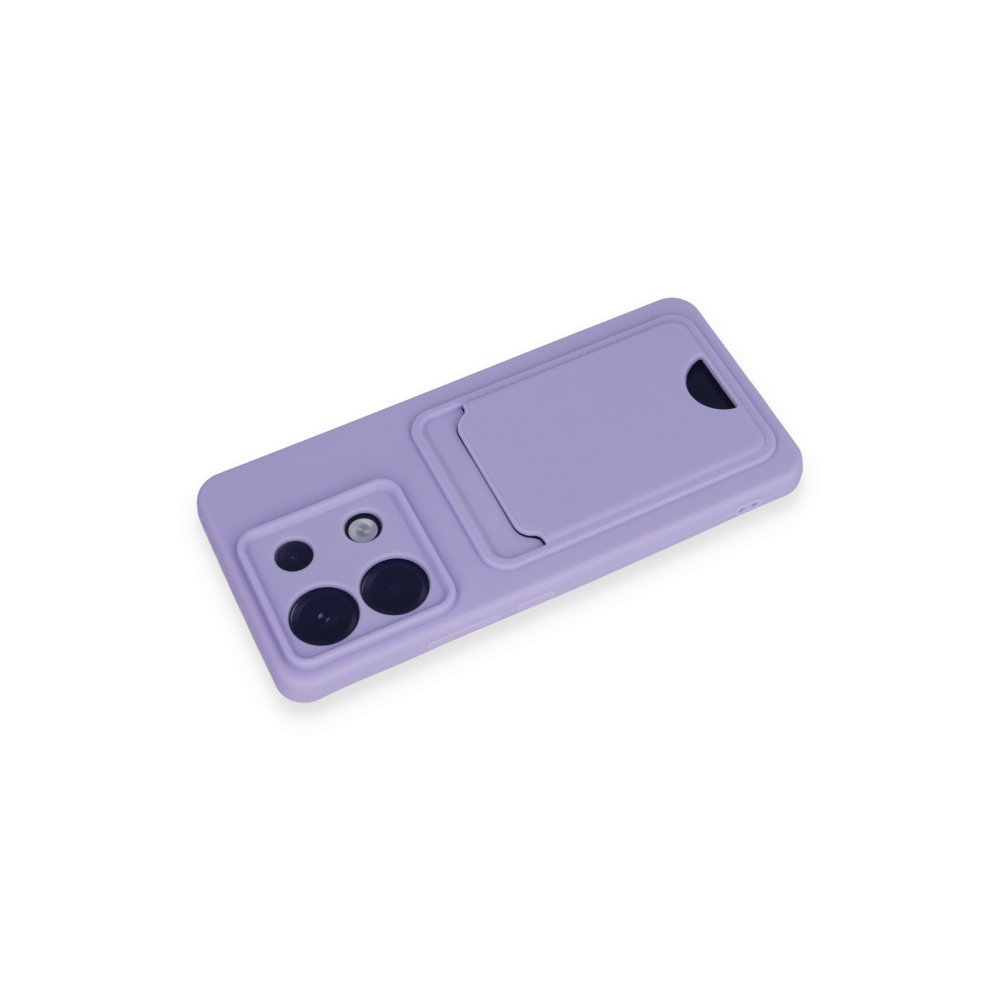 Newface Xiaomi Redmi Note 13 Pro 5G Kılıf Kelvin Kartvizitli Silikon - Lila