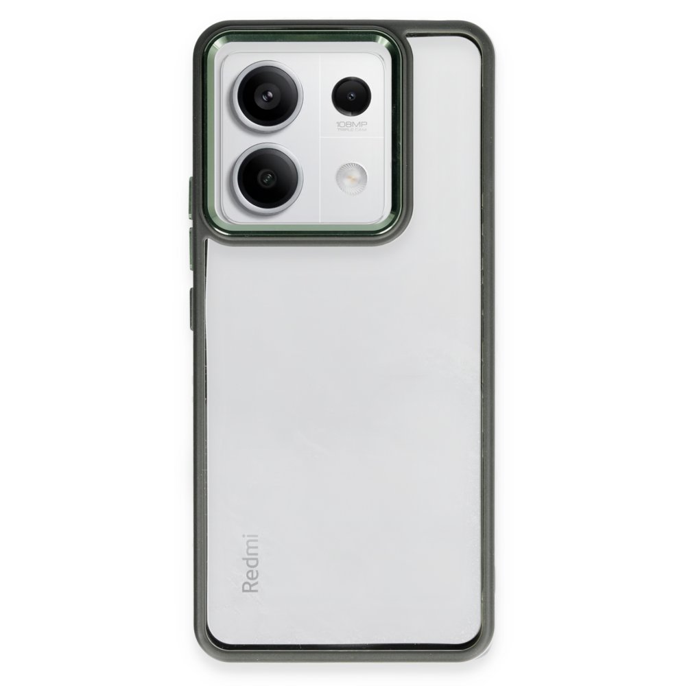 Newface Xiaomi Redmi Note 13 Pro 5G Kılıf Power Silikon - Koyu Yeşil