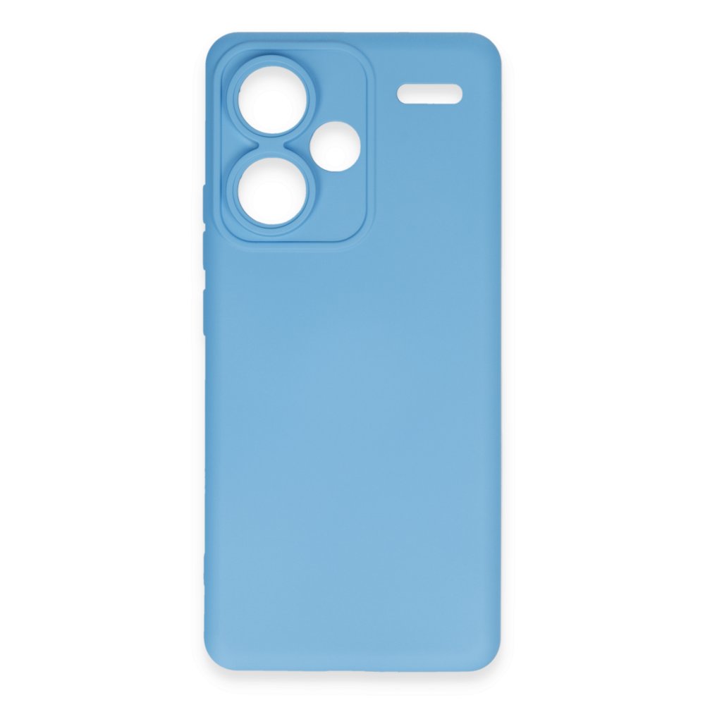 Newface Xiaomi Redmi Note 13 Pro Plus Kılıf Nano içi Kadife Silikon - Mavi