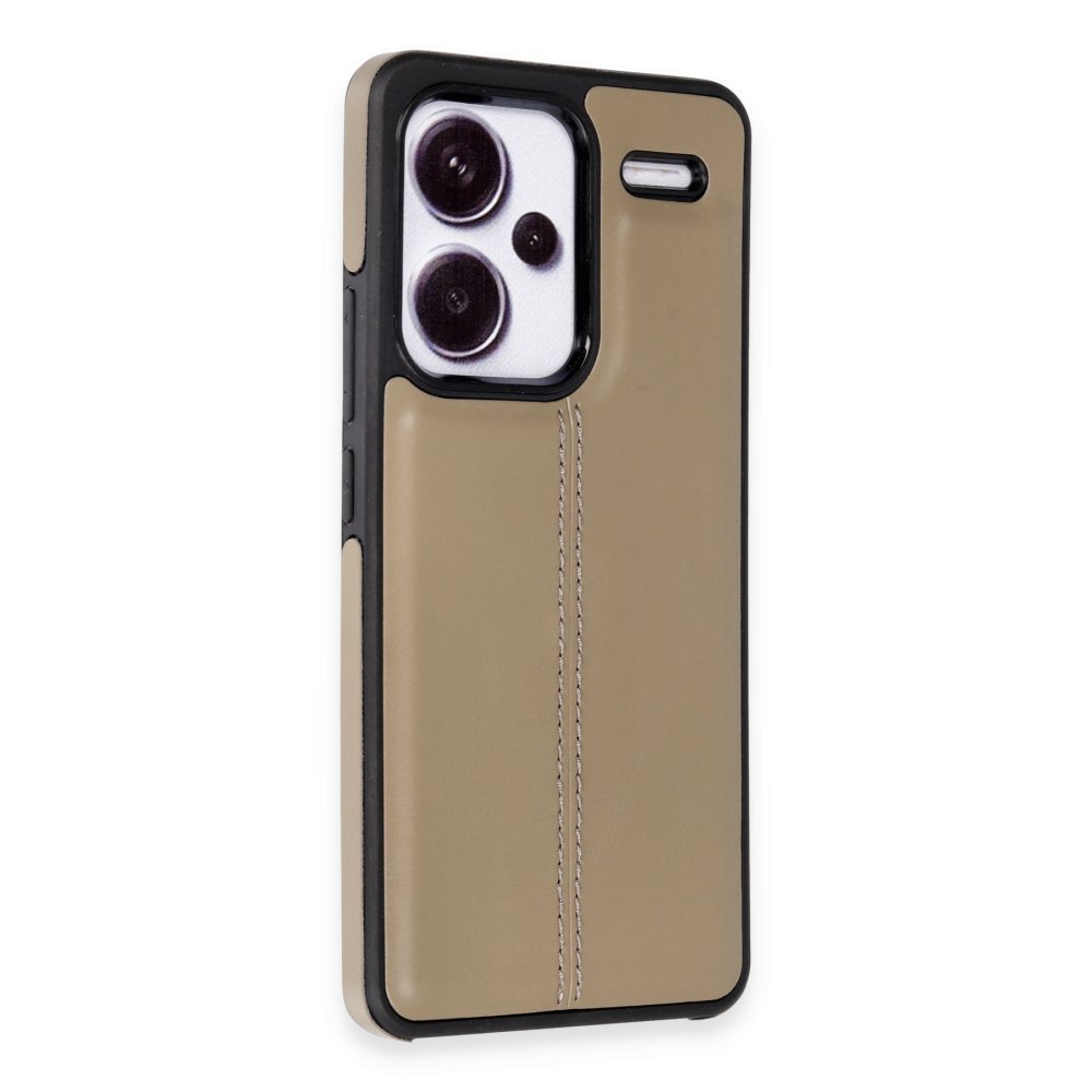 Newface Xiaomi Redmi Note 13 Pro Plus Kılıf Ozzi Kapak - Natural Grey