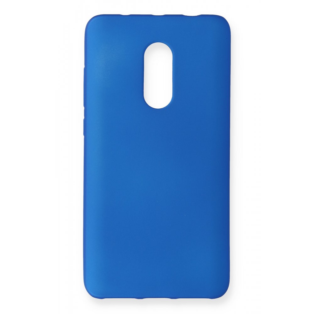Newface Xiaomi Redmi Note 4 Kılıf First Silikon - Mavi