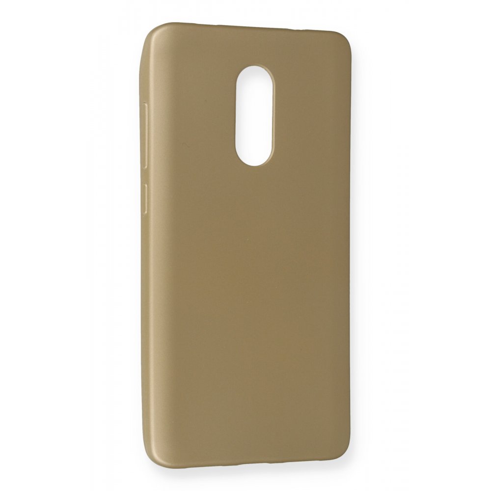 Newface Xiaomi Redmi Note 4X Kılıf First Silikon - Gold