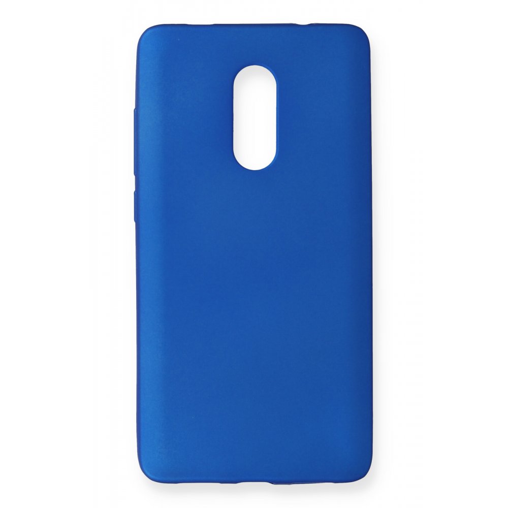 Newface Xiaomi Redmi Note 4X Kılıf First Silikon - Mavi