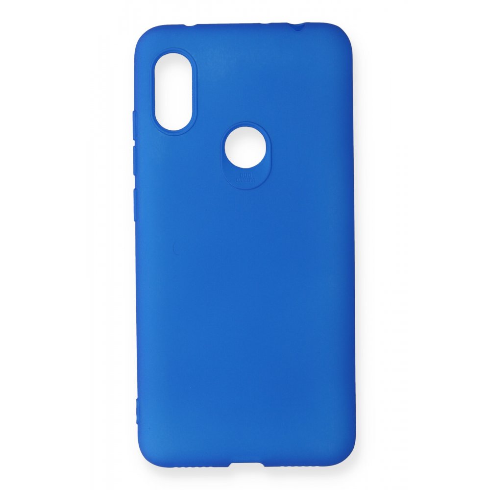 Newface Xiaomi Redmi Note 6 Pro Kılıf First Silikon - Mavi