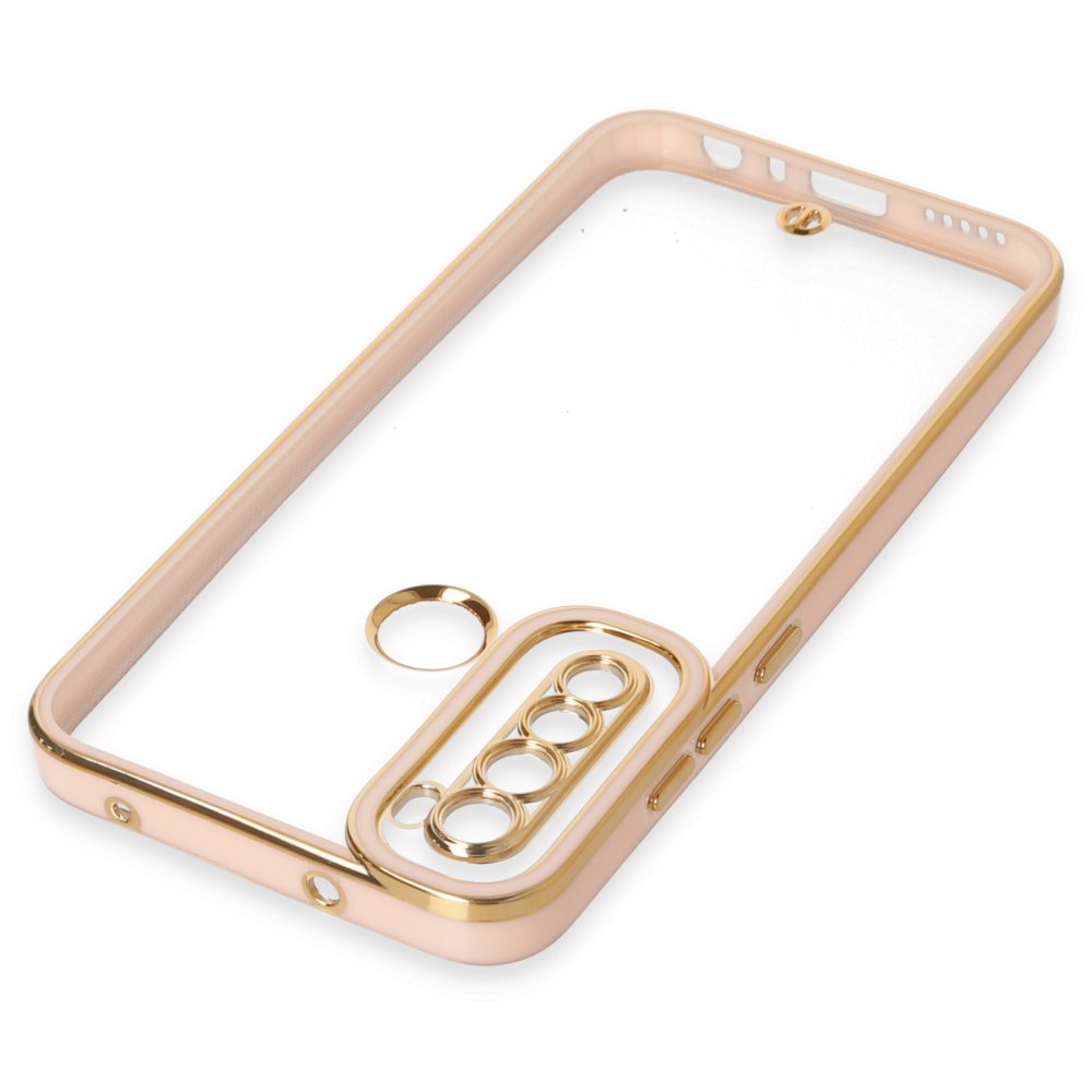 Newface Xiaomi Redmi Note 8 Kılıf Liva Lens Silikon - Pudra