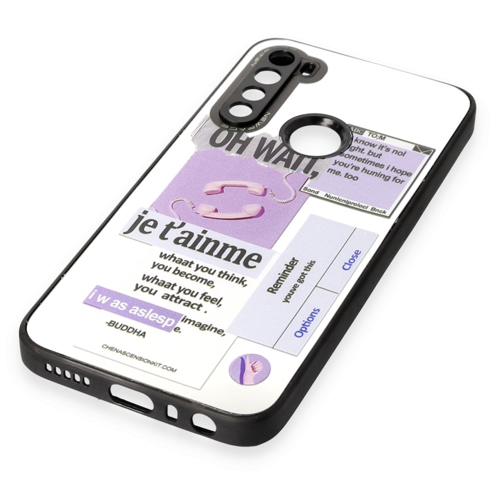Newface Xiaomi Redmi Note 8 Kılıf Mirror Desenli Kapak - Mirror - 4