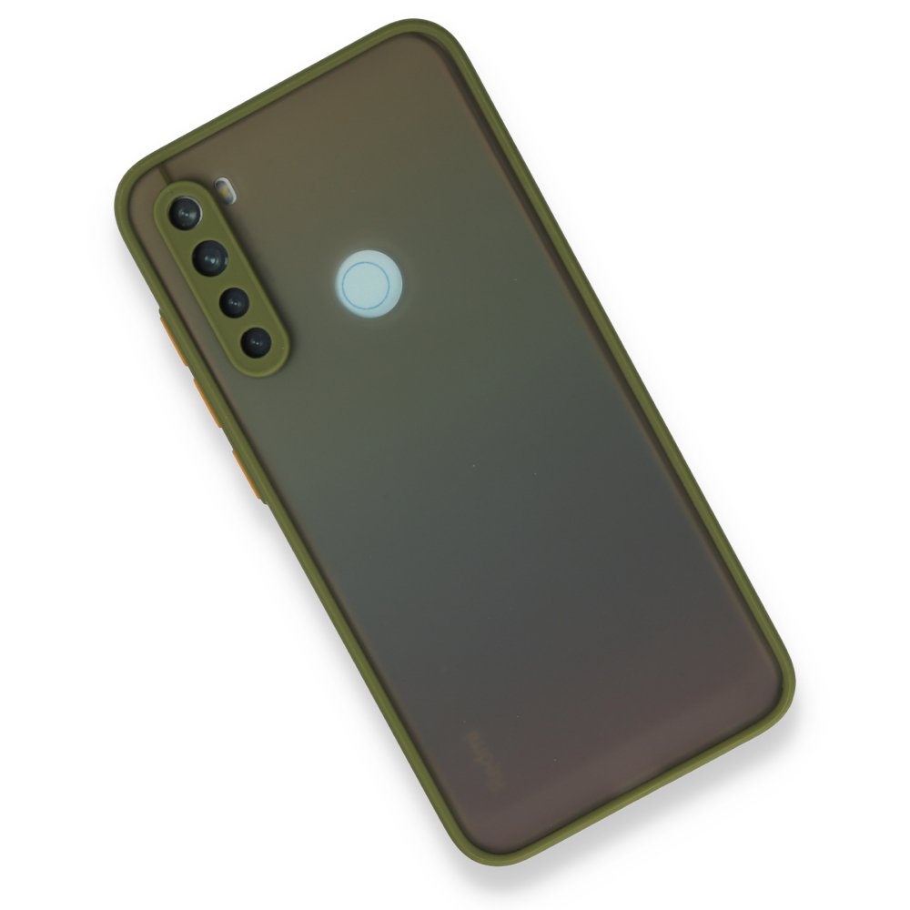 Newface Xiaomi Redmi Note 8 Kılıf Montreal Silikon Kapak - Açık Yeşil