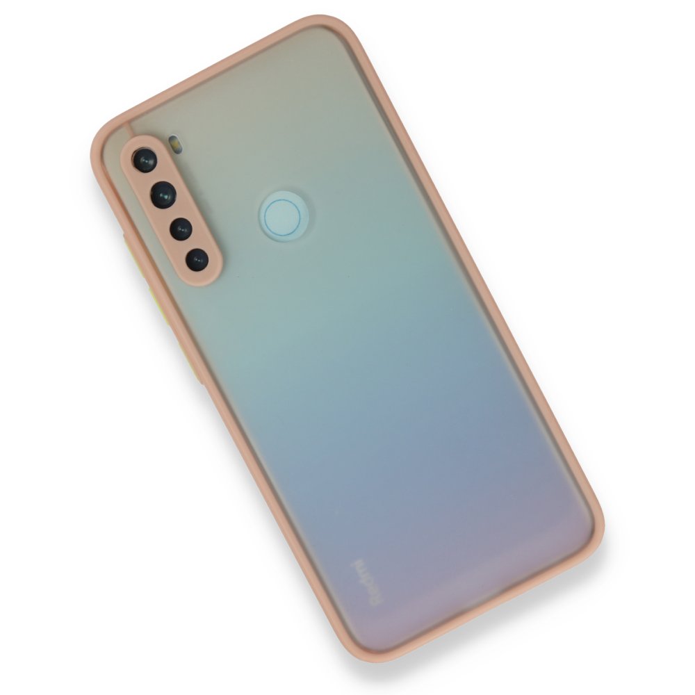 Newface Xiaomi Redmi Note 8 Kılıf Montreal Silikon Kapak - Pembe