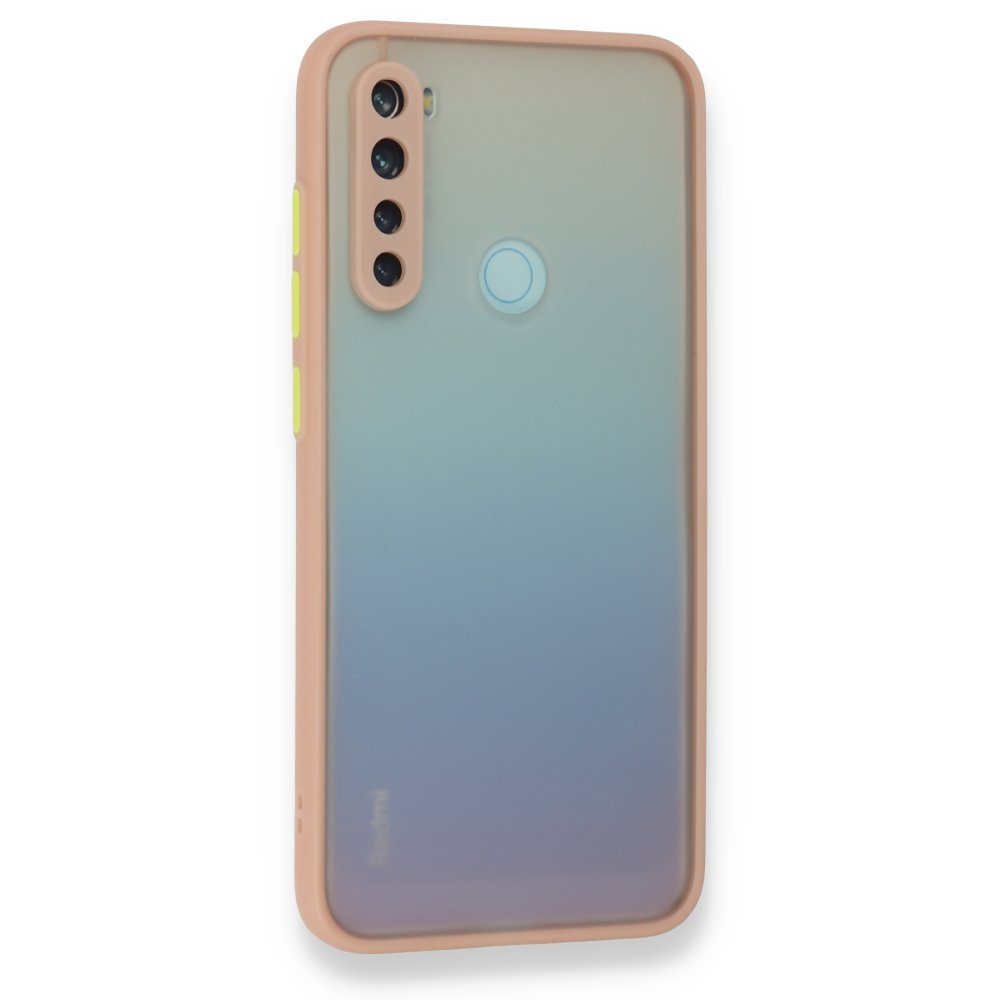 Newface Xiaomi Redmi Note 8 Kılıf Montreal Silikon Kapak - Pembe