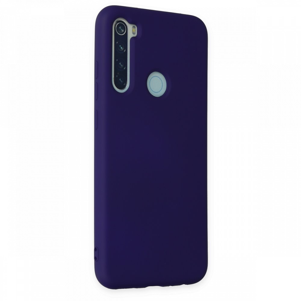 Newface Xiaomi Redmi Note 8 Kılıf Nano içi Kadife Silikon - Mor