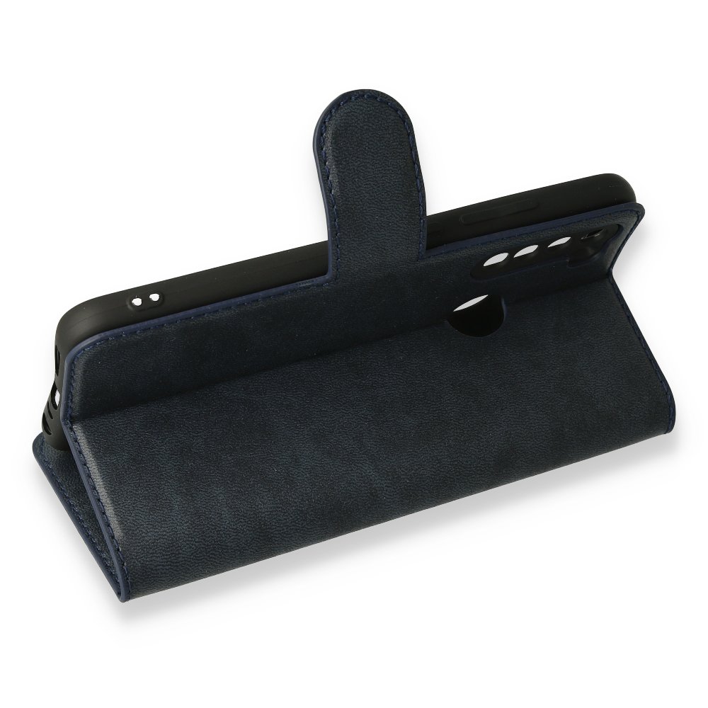 Newface Xiaomi Redmi Note 8 Kılıf Trend S Plus Kapaklı Kılıf - Lacivert